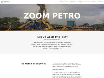 Predictable Oil Waste Recovery—Without Using Chemicals