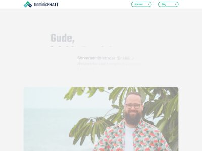 Serveradministrator | Dominic Pratt