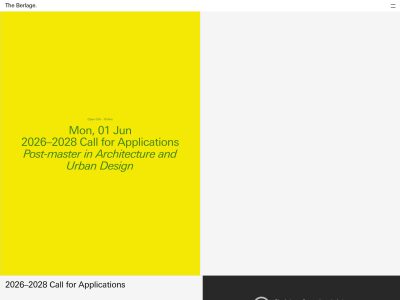 The Berlage – Home