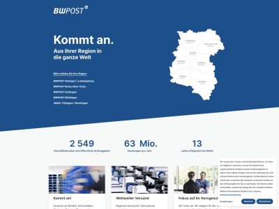 BWPOST | Region wählen
