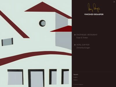 Vincenzo Degasperi – Enotheque Restaurant Hotel zur Post, Neumarkt BZ