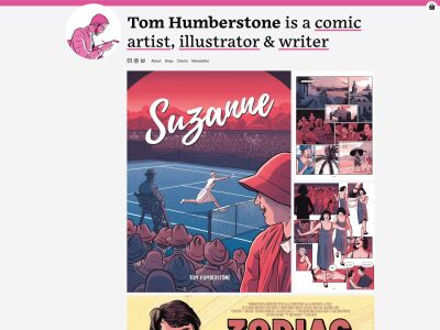 Tom Humberstone – comic artist, illustrator & writer