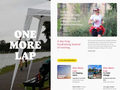 One More Lap ~ Ultramarathons with a big heart 🧡