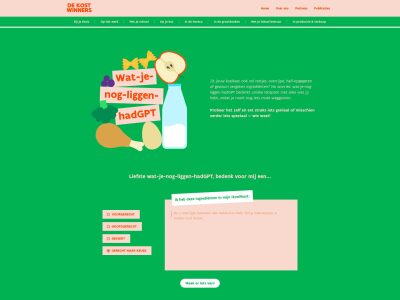 De Kostwinners | Wat-je-nog-liggen-hadGPT