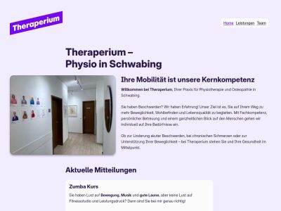Theraperium – Physio in Schwabing