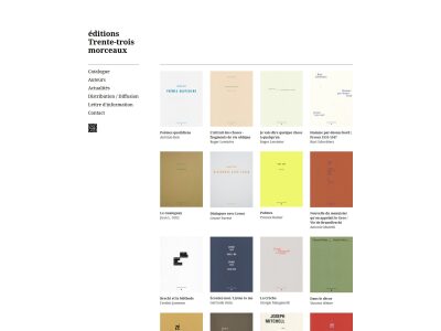 éditions Trente-trois morceaux