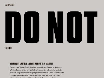 Bagatelle - Tattoo Studio in Stuttgart West