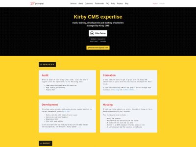 Gilles Vauvarin - Développeur Kirby CMS - Montréal, Canada - Home