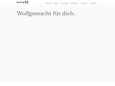 Startseite - Bäckerei Konditorei Wolf GmbH