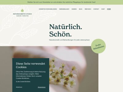 Naturkosmetik Studio Sabine Forster | Home
