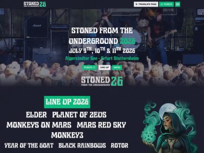 STONED FROM THE UNDERGROUND | Festival am Alperstedter See