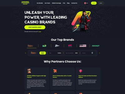 Samurai Partners | Online Casino Affiliate Program