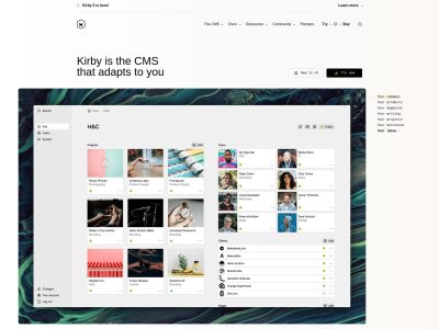 Kirby is the CMS that adapts to you