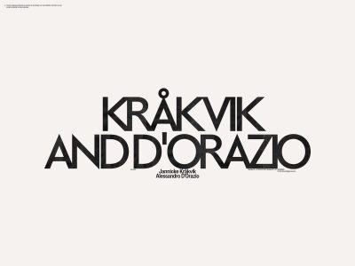 Kråkvik & D'Orazio | Home