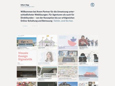 Gilbert Nigg - Webentwicklung in Zürich [Web Developer, Website, Webdesign, Programmierung, CMS]