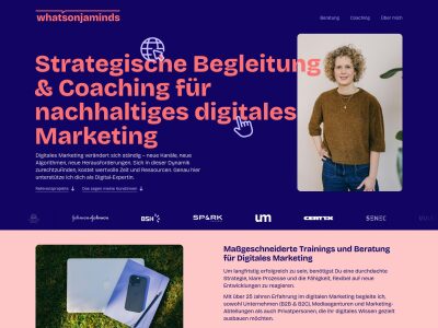 Beratung, Coaching & Interimsmanagement für Digitales Marketing | whatsonjaminds