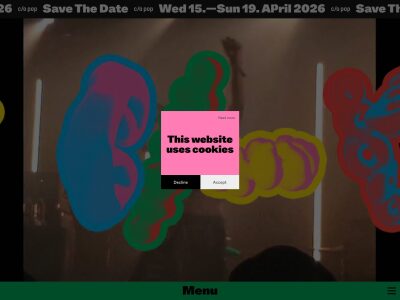 c/o pop Festival | Save the Date: Wed 15.—Sun 19. April 2026