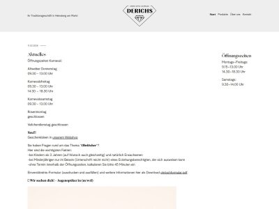 Carina Derichs | Start