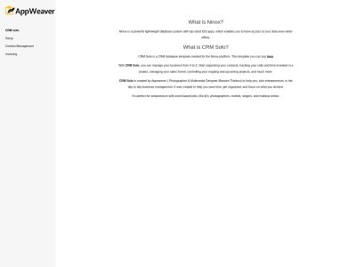 CRM Solo | CRM Solo