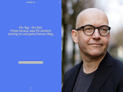 day2grow | Ein Tag - Ein Ziel