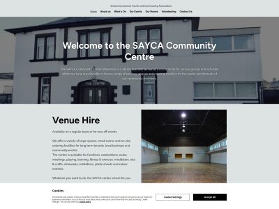 SAYCA. Welcome to The SAYCA Community Centre