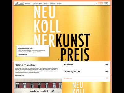 Home • Galerie im Saalbau