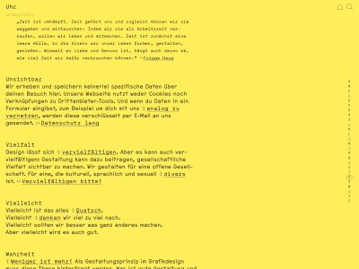 Zweifel • Kritisch gestalten, optimistisch handeln