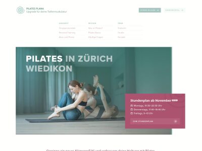 Pilates Plana – Pilateskurse in kleinen Gruppen in Zürich Wiedikon