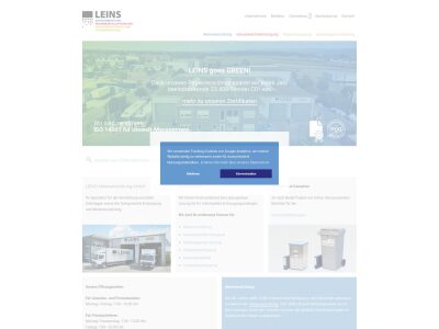 LEINS Aktenvernichtung | Spezialist für Aktenvernichtung, Datenträgervernichtung, Papierentsorgung und Gewerbeabfallentsorgung