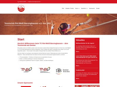 TCRW Barsinghausen | Start