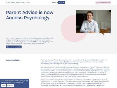 Dr Vincent McDarby | Parent Advice