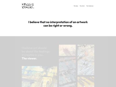 Krickelkrackel | I had nothing in mind while painting this.