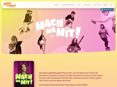 Machmamit! – Finde, was deins ist.