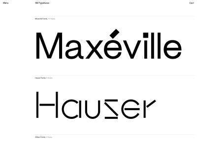 SM Foundry for Modern Typeface Design