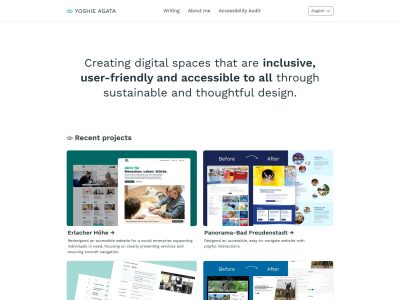 Yoshie Agata · UI/UX designer