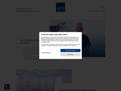 Startseite | Dr. Med. Dent. Günther Minatti