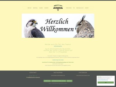 skyhunters in nature | Willkommen - Falknerei aus Ense