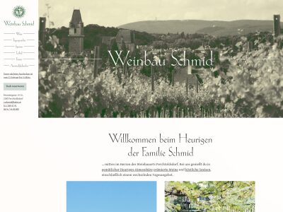 Weinbau Schmid – Heuriger mitten in Perchtoldsdorf