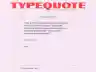 TypeQuote
