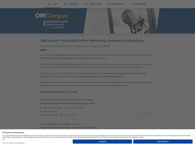 OMCampus: Praxisnahe Online-Marketing-Seminare von Profis