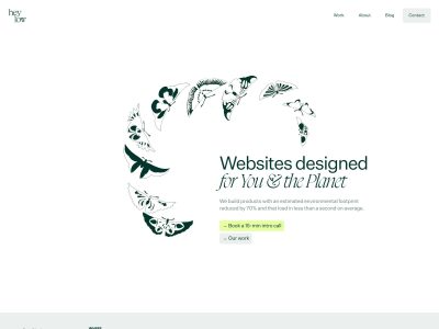 Hey Low, websites made for You & the Planet