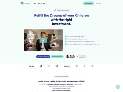 Kindersparpläne & Finanzberatung für Familien